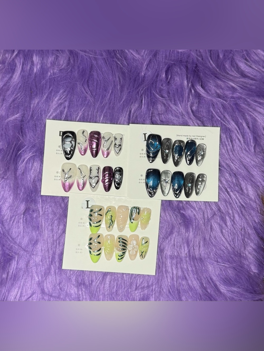 High quality press on nail bundle of 12 pairs - Picture 3 of 3